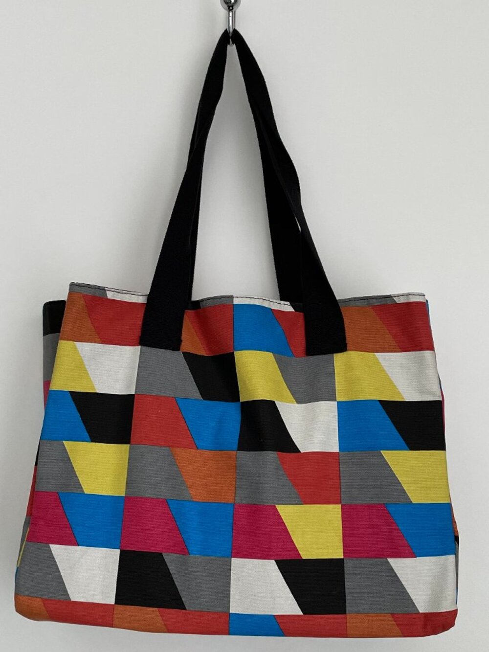 Multi Color Tote Shopping Bag - Picture 5 of 8
